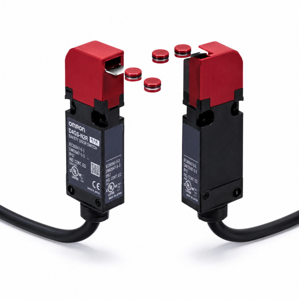 [OMRON] — D4GS-N Operation Keys (Horizontal/Vertical/Adjustable, D4GS-NK1/NK2/NK4)