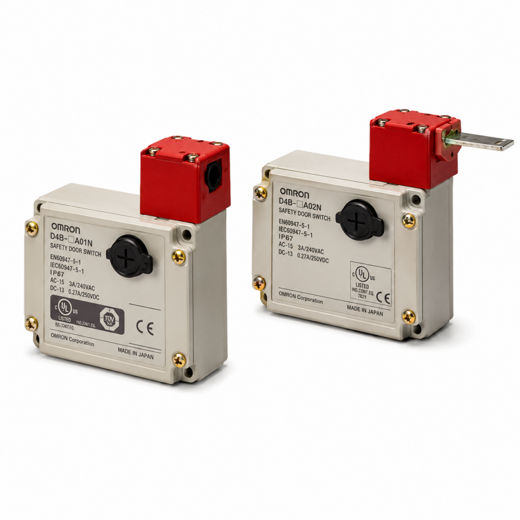 [OMRON] — D4BL Guard Lock Safety Door Switch 700N (Die-cast Aluminum, 1NC1NO+1NC/2NC+1NC/2NC+2NC, Pg13.5/G1/2/M20/NPT)