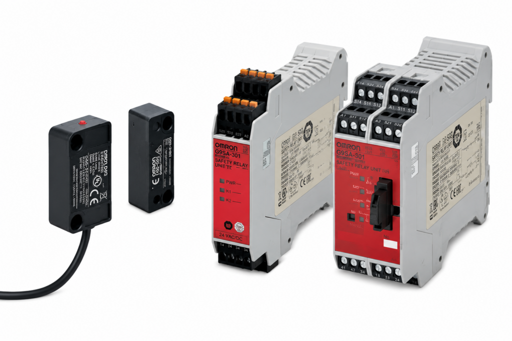 [OMRON] — D40A Non-Contact Door Switch (PNP, Cable+M12, for G9SX-NS/G9SP Controller)