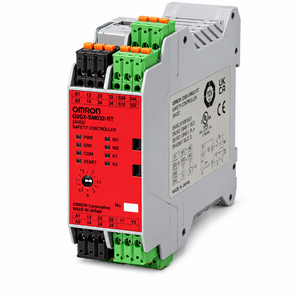 [OMRON] — G9SX-SM032 Standstill Monitoring Unit (Sensor-less, 3 Standstill Outputs, 24VDC)