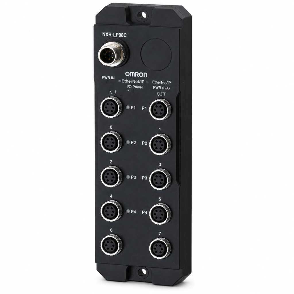 [OMRON] — NXR-[]D166C-IL2 IO-Link I/O Hub (16-Port, IP67, M12, Input/Mixed I/O)