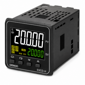 [OMRON] — E5CD-HCX2ABM Digital Temperature Controller (48×48mm, Current Output, 100~240VAC, Push-In Plus)