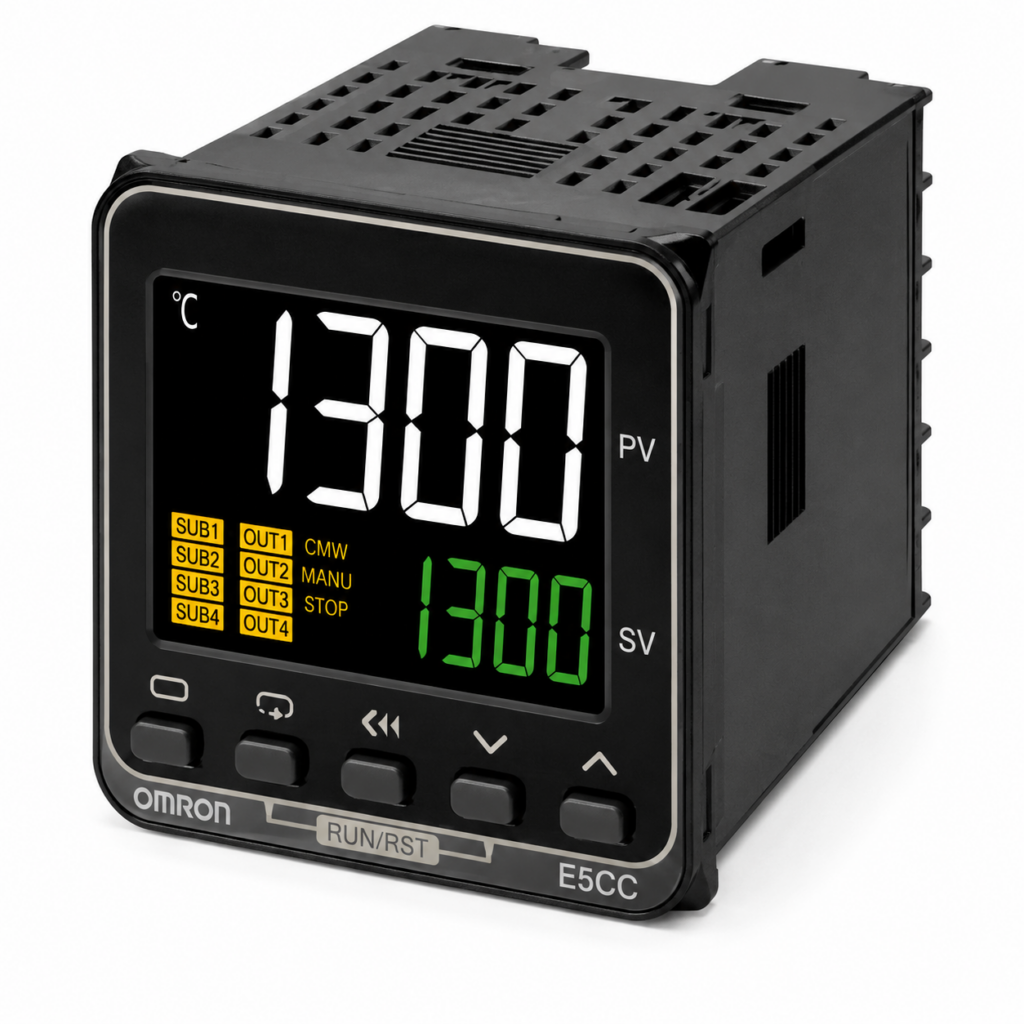 [OMRON] — E5CC-TCX35DM Programmable Temperature Controller (48x48mm, Current (Linear) Output, 24VAC/VDC, Screw Terminal)