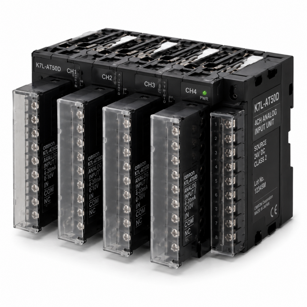 [OMRON] — EJ1 Modular Temperature Controller (Multi-Point, Basic Unit + End Unit, 24VDC, TC/RTD/Analog Input)
