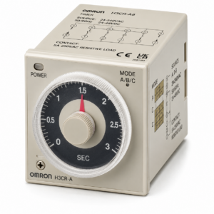 [OMRON] — H3CR-H Solid-state Power OFF-delay Timer (48x48mm, S/M Series, DPDT/SPDT, 5 Voltage Variants)