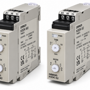 [OMRON] — H3DK-M/S Multi-range Multi-mode Timer (22.5mm DIN Track, 8-mode/4-mode, DPDT/SPDT, 12VDC or 24~240VAC/DC)