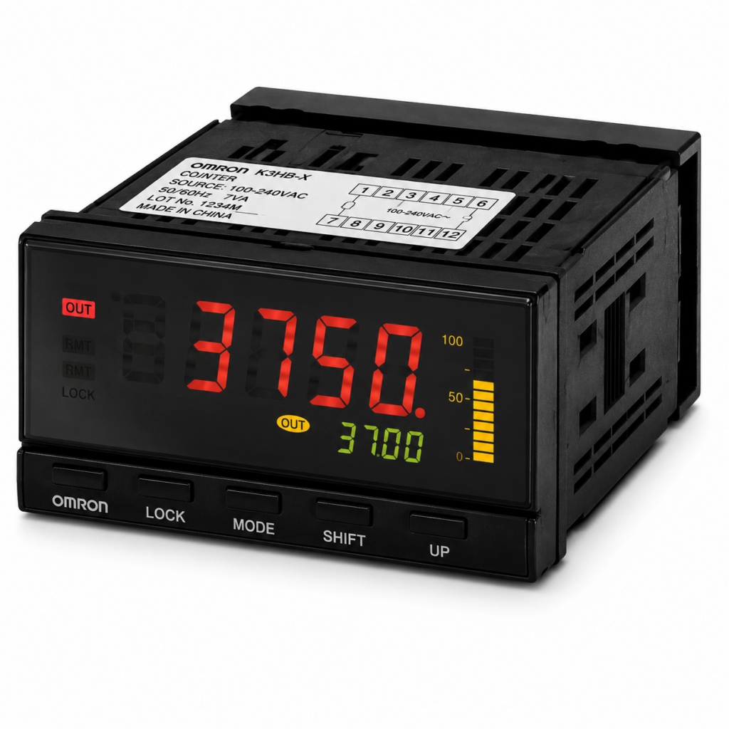 [OMRON] — K3HB-H Temperature Indicator Base Unit (Thermocouple/Platinum RTD Input, 100~240VAC or 24VAC/VDC)