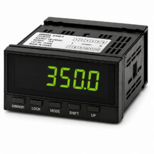 [OMRON] — K3MA-L Temperature Meter (Platinum RTD/Thermocouple Input, 2-color LCD, None/1 Relay SPDT, 100~240VAC or 24VAC/VDC)