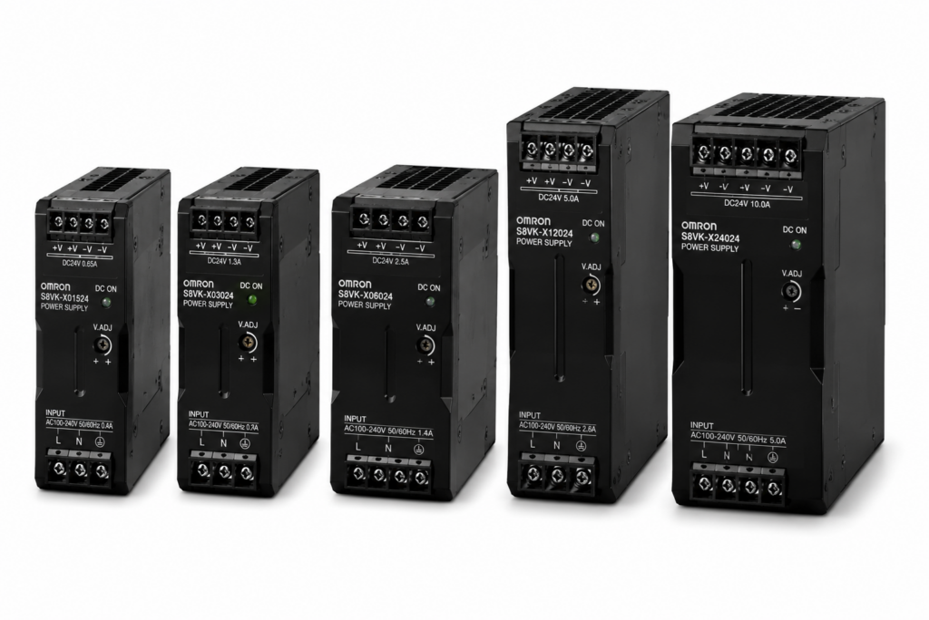 [OMRON] — S8VK-S Switch Mode Power Supply (30~480W, 24VDC, 100~240VAC, Coated PCB)