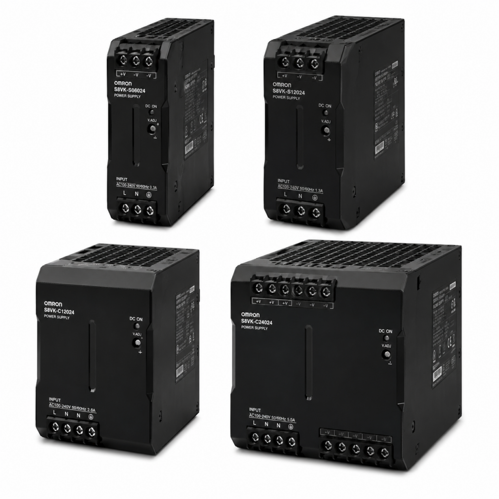 [OMRON] — S8VK-T Switch Mode Power Supply (120~960W, 24VDC, 3-phase/2-phase 380~480VAC, PFC)