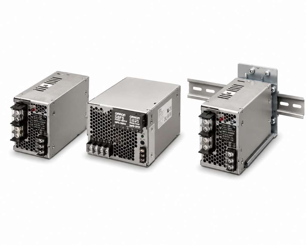 [OMRON] — S8JX-P Switch Mode Power Supply (300/600 W, Front-mount, Built-in Fan)