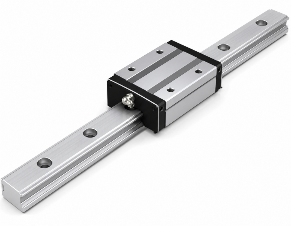 [THK] — SVR-R/LR LM Guide Block (Heavy Load, Radial Type, Ball Retainer)
