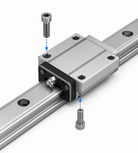 [THK] — SVR-C/LC LM Guide Block (Heavy Load, Flange Type, Radial, Ball Retainer)