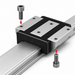 [THK] — SHW-CA/CAM LM Guide Block (Wide Rail, Flange Type, Ball Retainer)