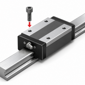[THK] — SR-W/V/T LM Guide Block (Full Ball, Narrow Width, Radial Load)