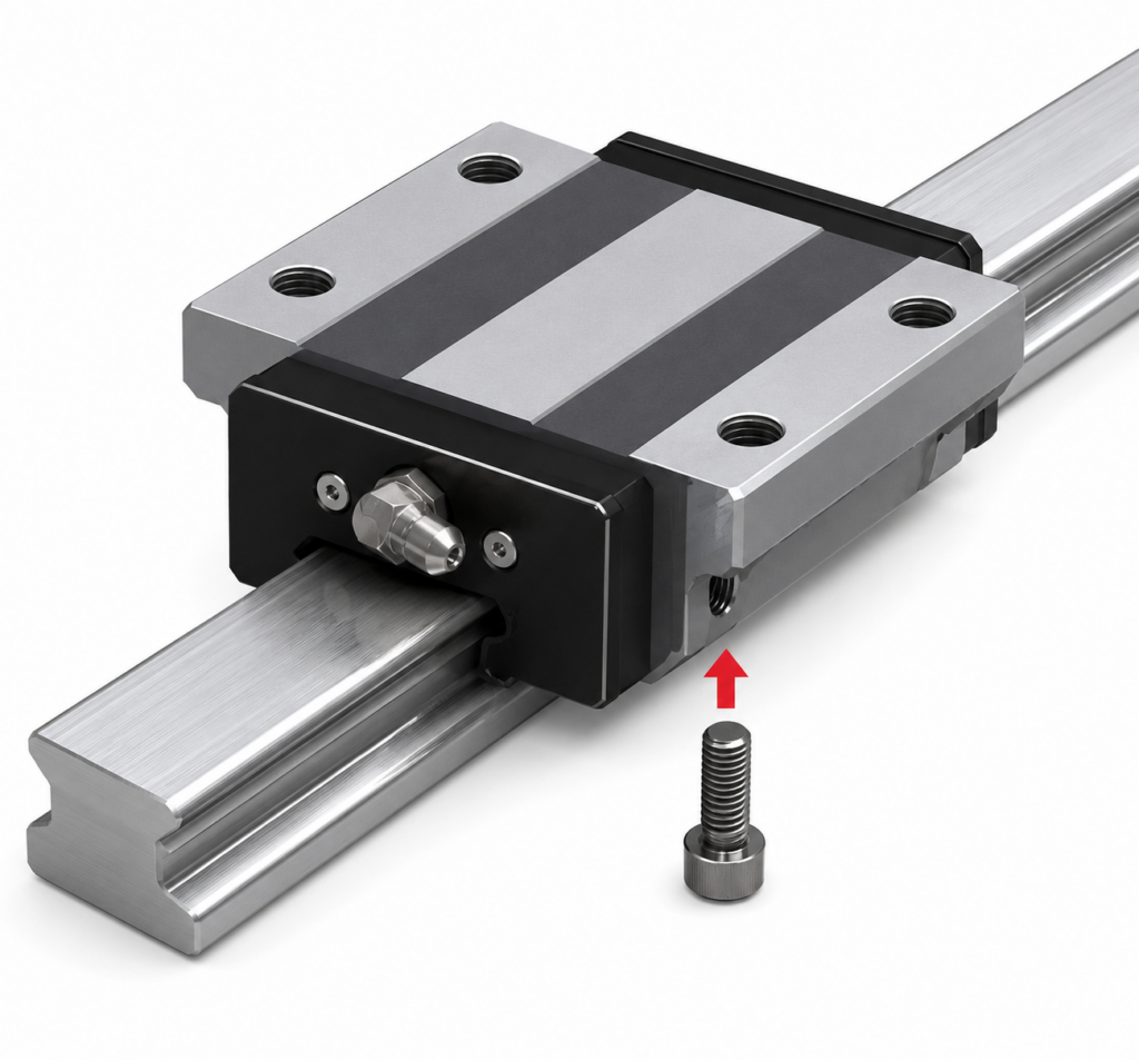 [THK] — SR-TB/TBM/SB/SBM LM Guide Block (Full Ball, Through-hole Flange, Radial)