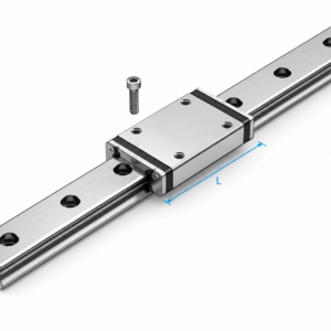 [THK] — RSX-WM Miniature LM Guide Block (Wide Block, Wire Retainer, Gothic Arch, Stainless)