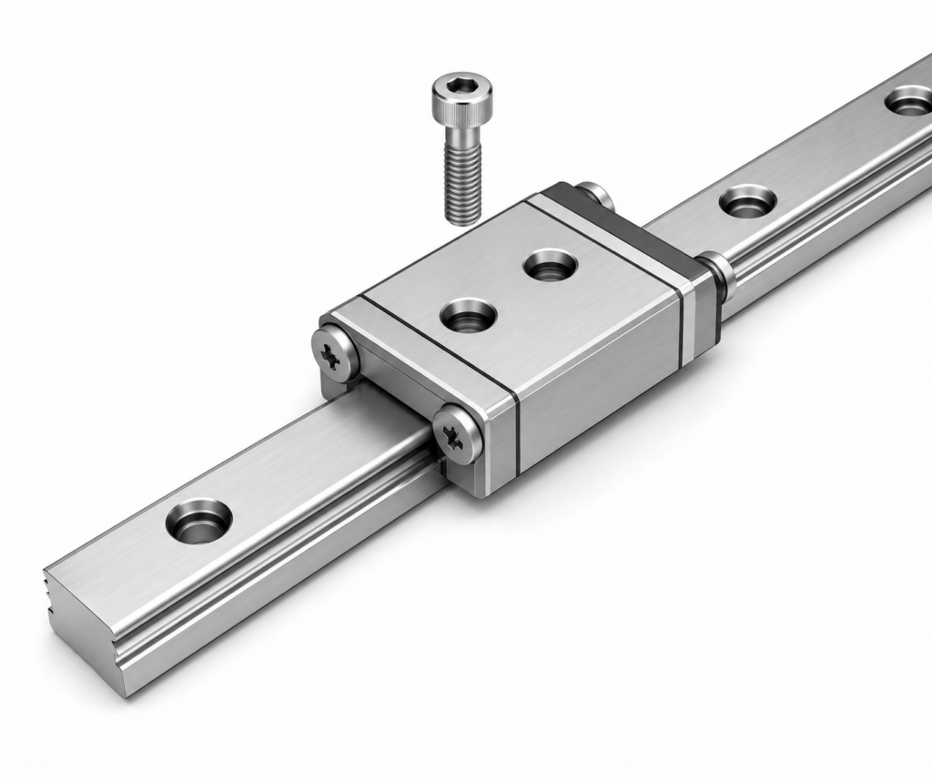 [THK] — RSR Miniature LM Guide Block (Ball Recirculation, Compact, Multi-direction Load)