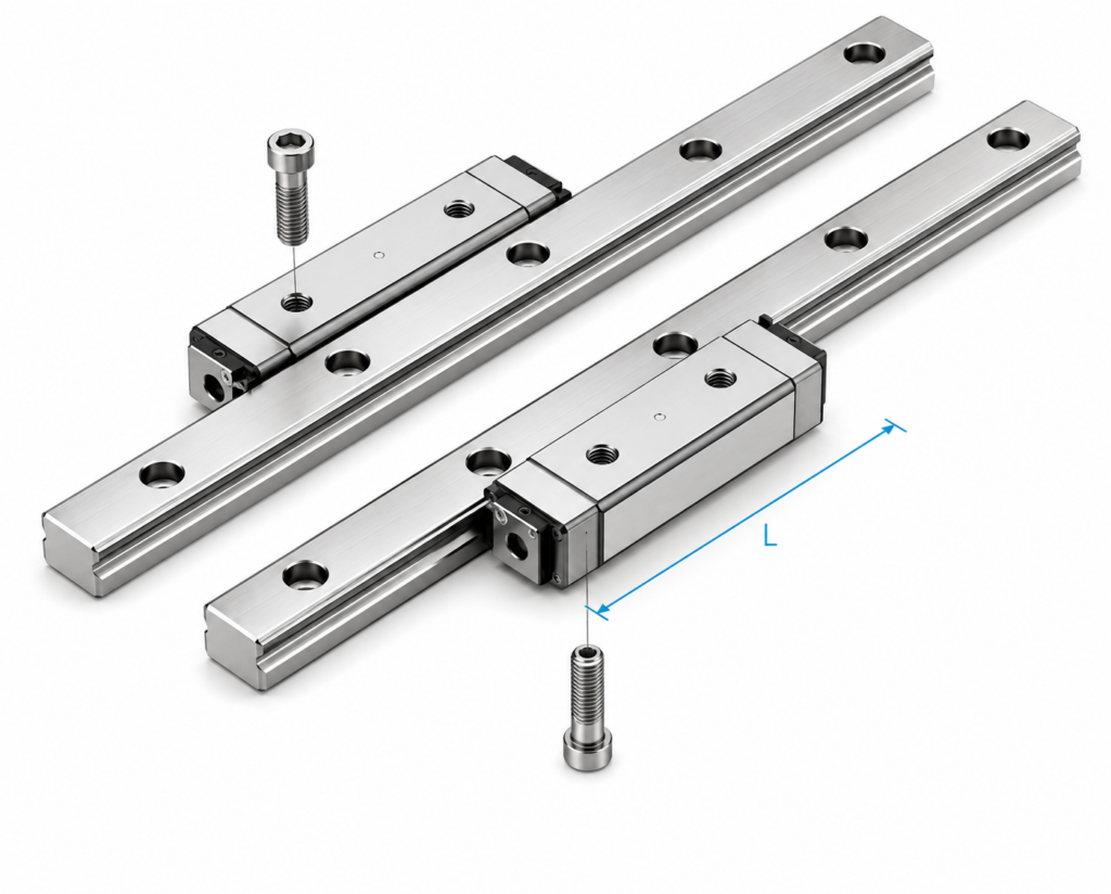 [THK] — HR-3065~60125 Separable LM Guide Block (Heavy/Super Heavy Load, 4-Direction)