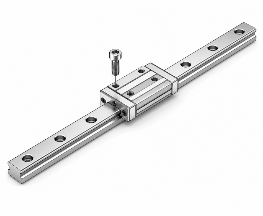 [THK] — GSR-T Separable LM Guide Block (Radial, Low Profile, Tapped)