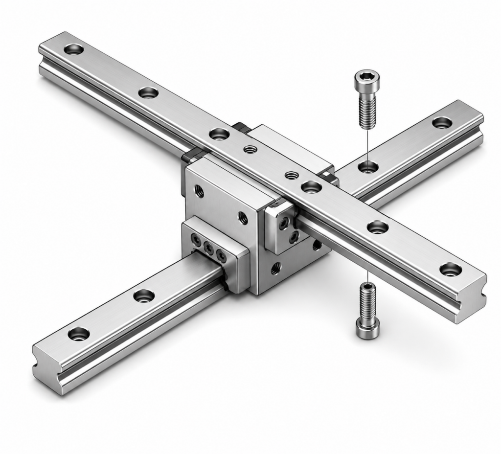 [THK] — CSR-S Cross LM Guide Block (Full Ball, Standard Length, High Rigidity)