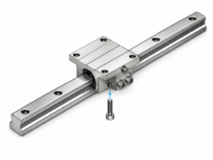 [THK] — NSR-TBC Self-aligning LM Guide Block (Cylindrical Spline, Through-hole Flange)