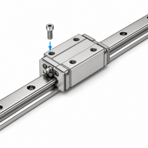 [THK] — HSR-M1-R/LR High Temperature LM Guide Block (Narrow Width, Stainless, 150°C)