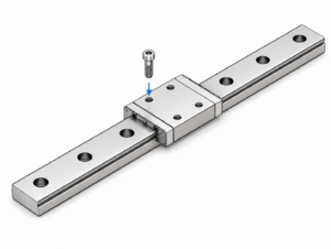 [THK] — RSR-M1WV/M1WN High Temperature LM Guide Block (Wide Block, Stainless, 150°C)