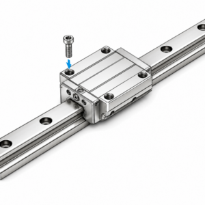 [THK] — HSR-M2 High Corrosion Resistance LM Guide Block (Full Stainless, Flange Tapped)