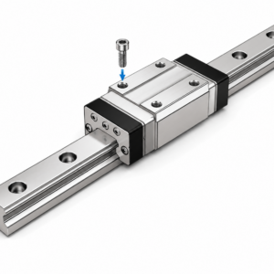 [THK] — HSR-M1VV Medium/Low Vacuum LM Guide Block (Narrow Width, Stainless, 10⁻³ Pa)