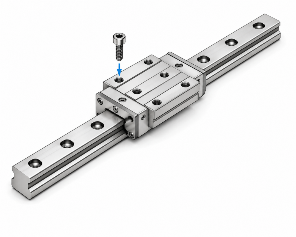 [THK] — SRG-XA/XLA/XC/XLC Roller Retainer LM Guide Block (Super High Rigidity, 15~30)