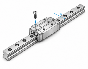 [THK] — SRG-XV/XLV/XR/XLR Roller Retainer LM Guide Block (Super High Rigidity, Narrow Width, 15~30)