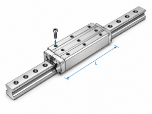 [THK] — SRG-R/LR/SLR/V/LV/SLV Roller Retainer LM Guide Block (Super High Rigidity, Narrow Width, 35~65)