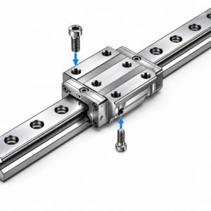 [THK] — SRN-C/LC Low Profile Roller Retainer LM Guide Block (Super High Rigidity, Flange)