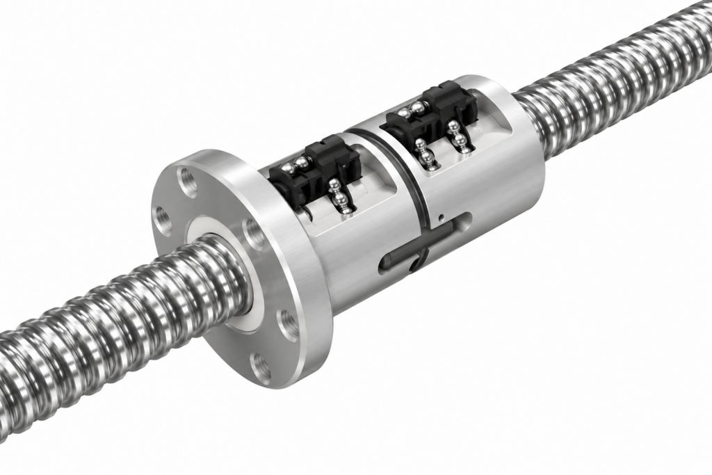 [THK] — BNFN-V Ball Screw (Double Nut Spacer Preload, Shaft φ55, Medium)