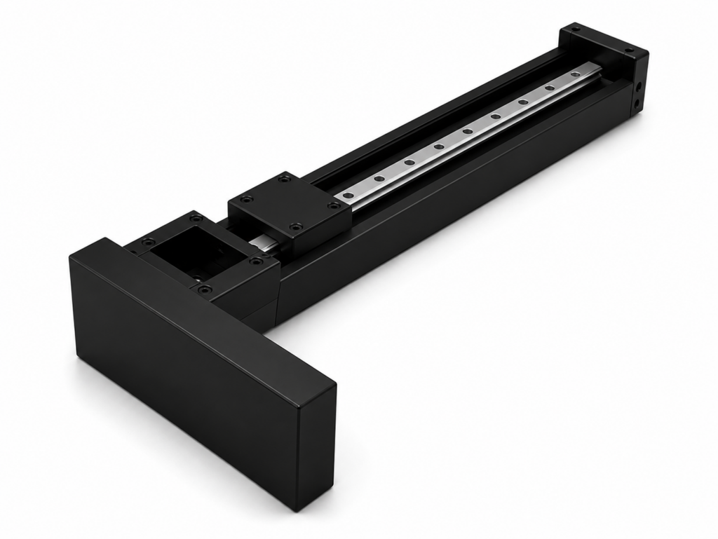 [THK] — KR55 LM Guide Actuator, Motor Parallel 60°, Block A/B