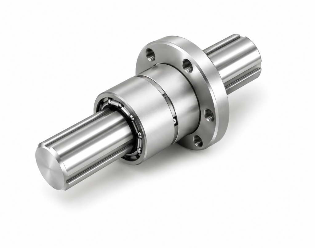 [THK] — SLF Ball Spline Nut (Flange Type, High-Torque Retainer)