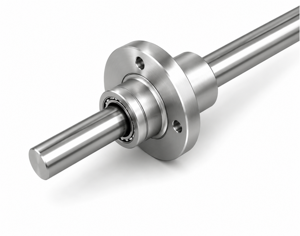 [THK] — LBR Ball Spline Nut (Center Flange, High-Torque)