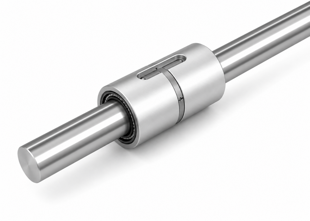 [THK] — LBST Ball Spline Nut (Heavy Load, Long Nut, Cylindrical with Keyway)