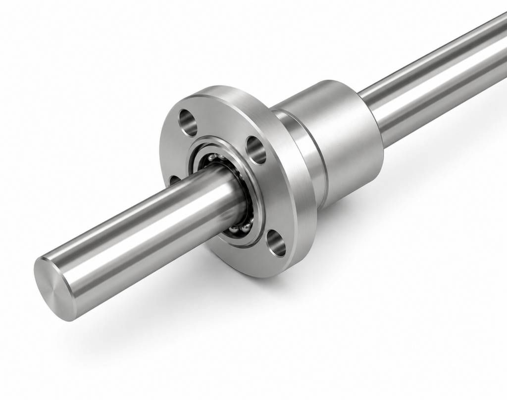 [THK] — LBF Ball Spline Nut (Medium-Heavy Load, Flange Type)