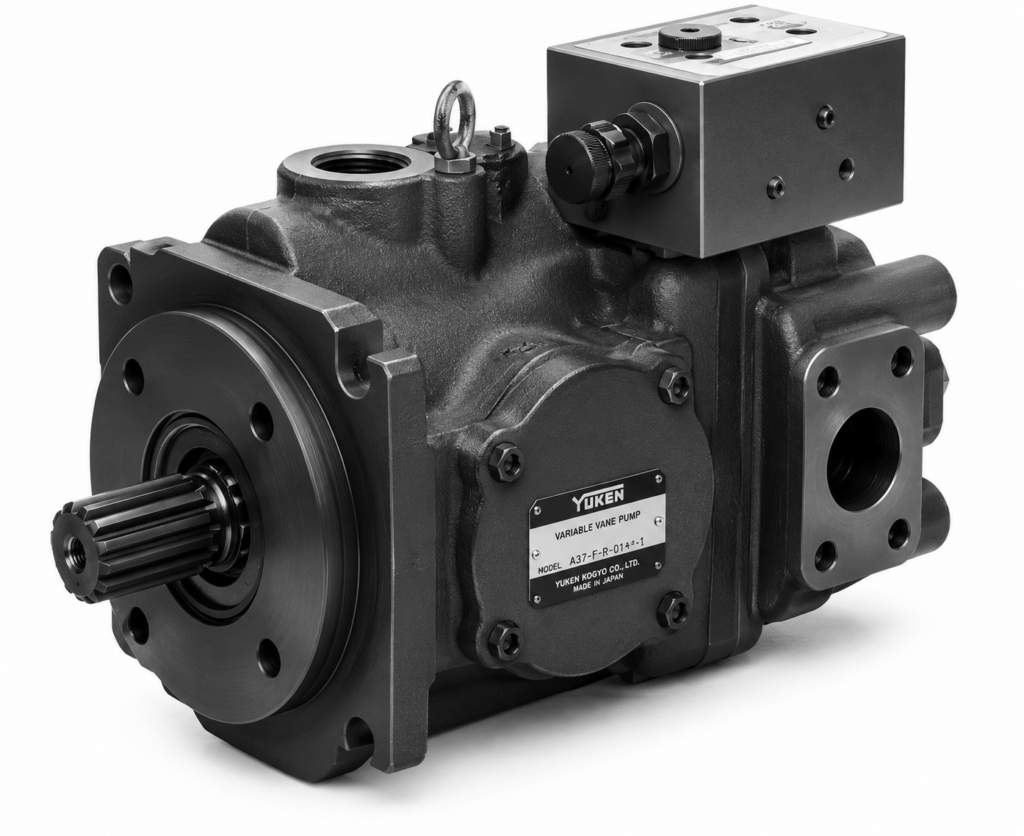 [Yuken] — A3HG Series High Pressure Variable Displacement Piston Pump (External Pilot Pressure Compensator, 16.3-180.7 cm3/rev)