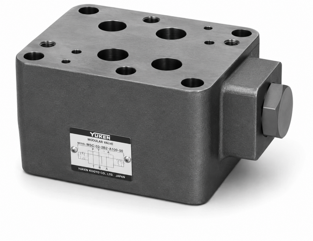 Yuken — 10 Series Pilot Operated Check Modular Valve (Sandwich Type)