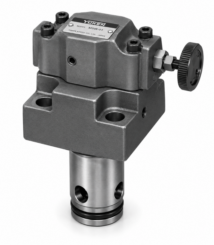 Yuken — LB Series Relief Logic Valve (ISO 7368 Cartridge)