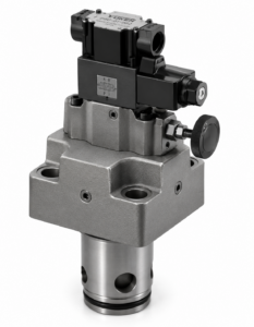 Yuken — LBS Series Solenoid Controlled Relief Logic Valve (ISO 7368 Cartridge)