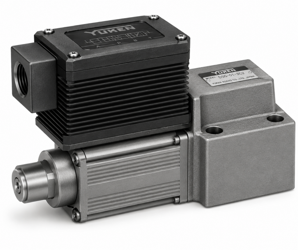 [Yuken] — SB1110 Proportional Pressure Control Valve (3/8 sub-plate, max 30 L/min)