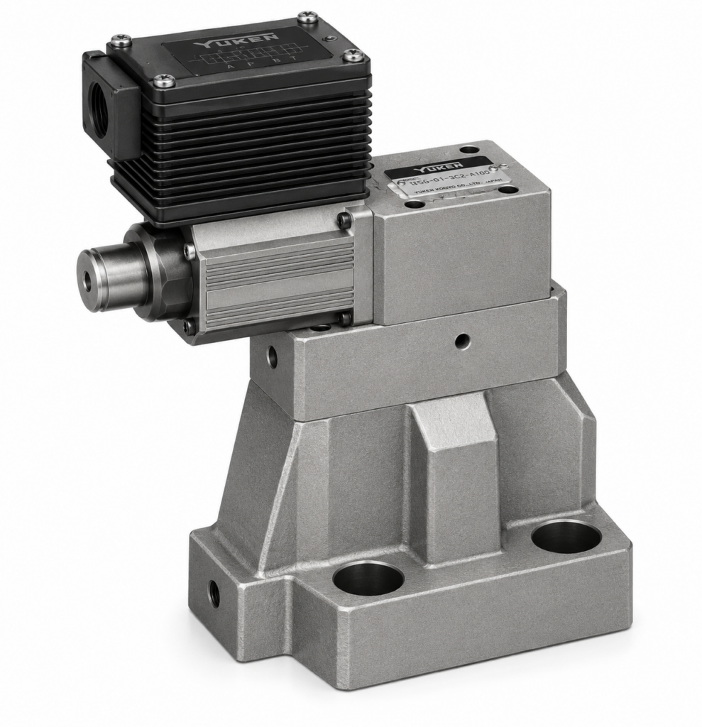 [Yuken] — EHBG-10 Proportional Relief Valve (24.5 MPa, max 400 L/min, size 10)