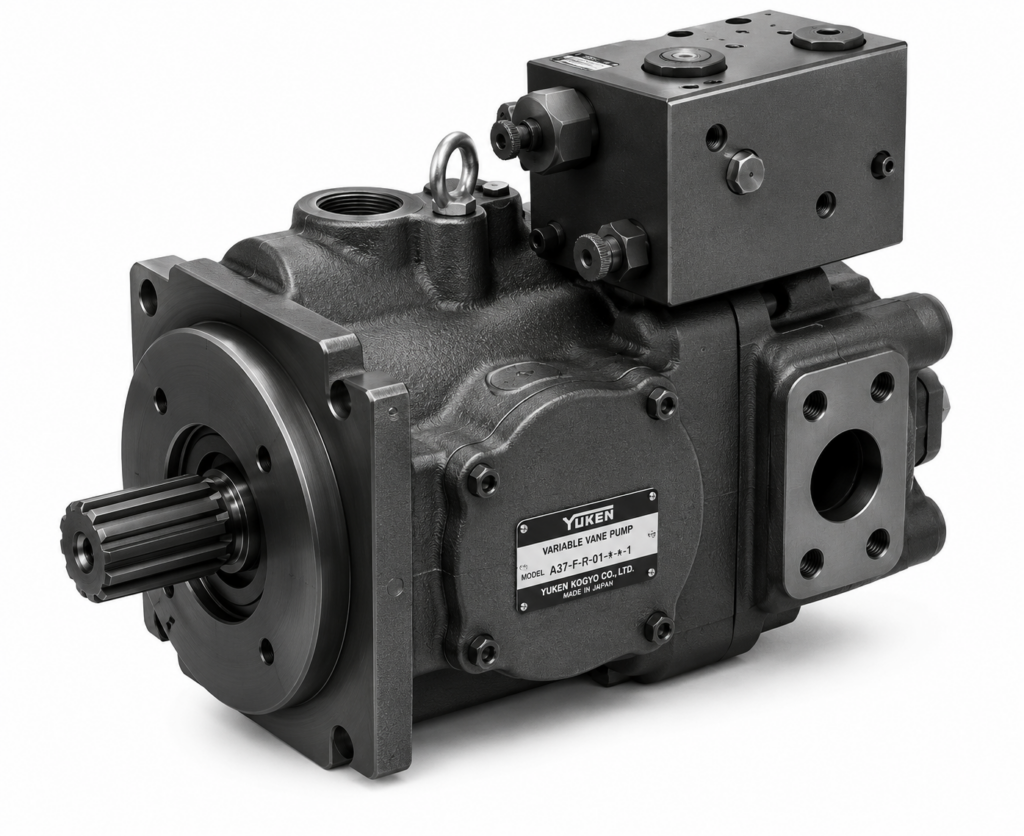 [Yuken] — A3HG Series High Pressure Variable Displacement Piston Pump (Load Sensing, 16.3-180.7 cm3/rev)