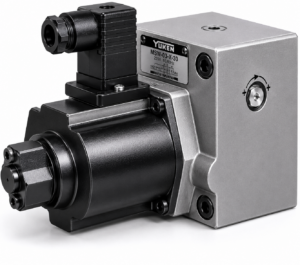 [Yuken] — EFCG-02 40Ω Proportional Flow Control Valve with built-in check valve (E series, 20.6 MPa, size 02)