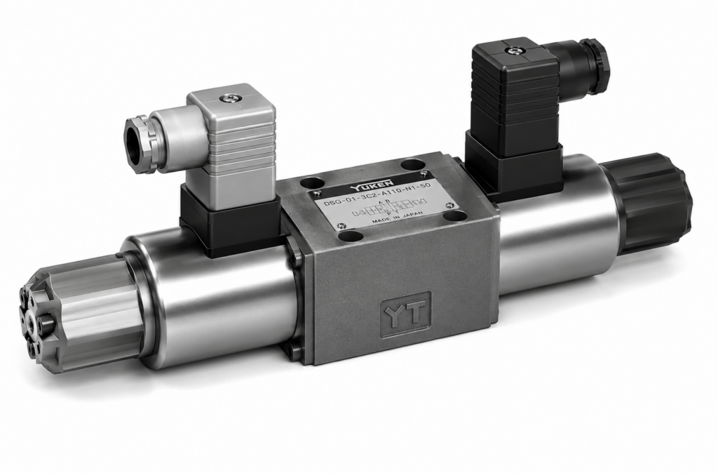 [Yuken] — EDFG-01 Shockless Proportional Directional & Flow Control Valve (E series, 25 MPa, rated 30 L/min)