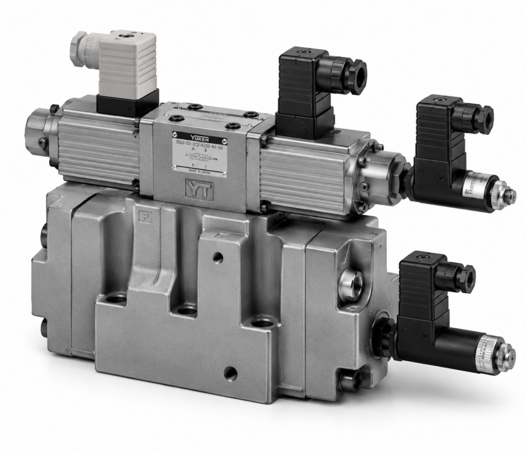 [Yuken] — ELDFHG-06-350 Two-Stage Proportional Directional & Flow Control Valve (E series, 35 MPa, rated 350 L/min, size 06)